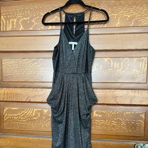 Black Sparkly Evening Dress (with pockets!)